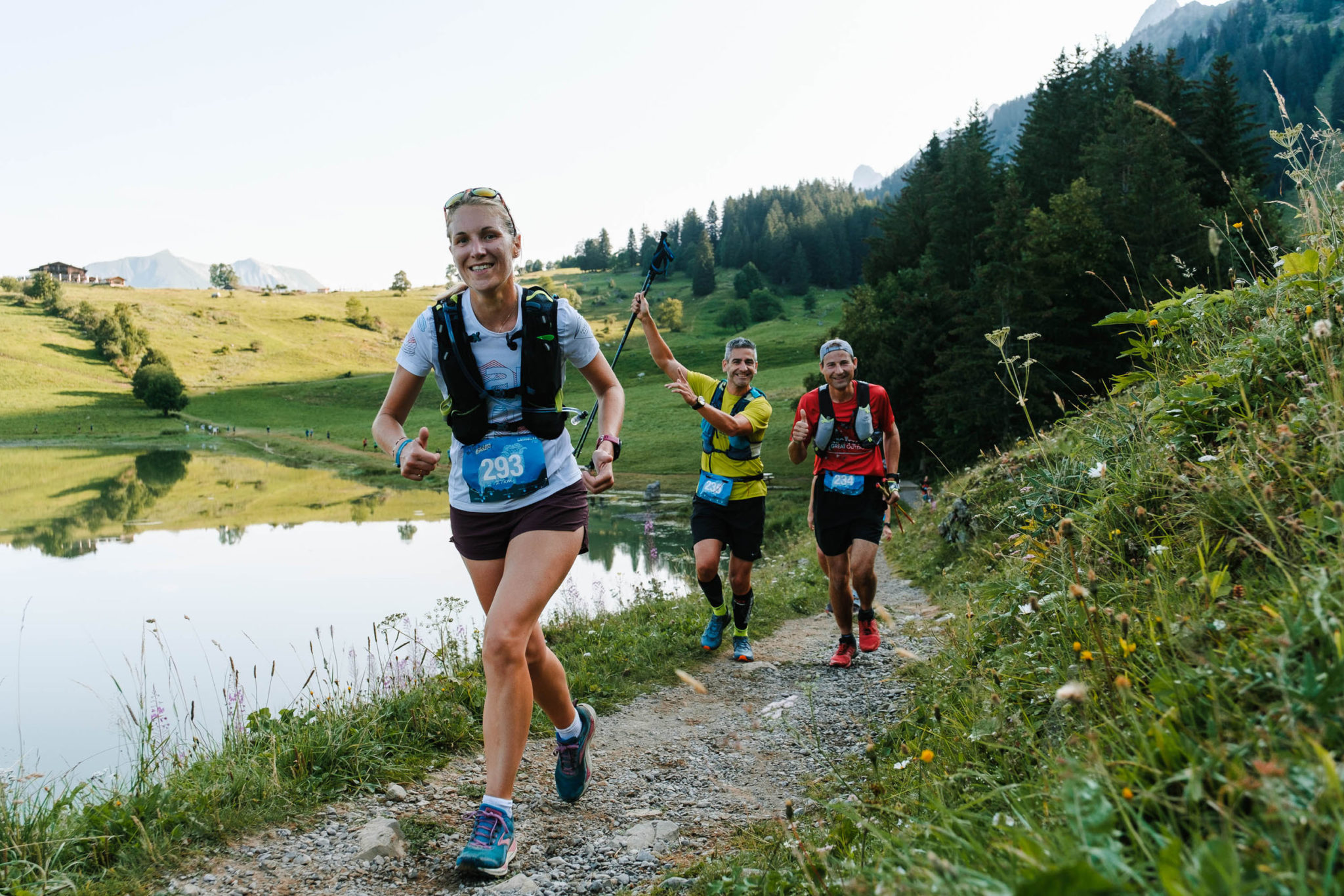 course trail le bélier à la clusaz